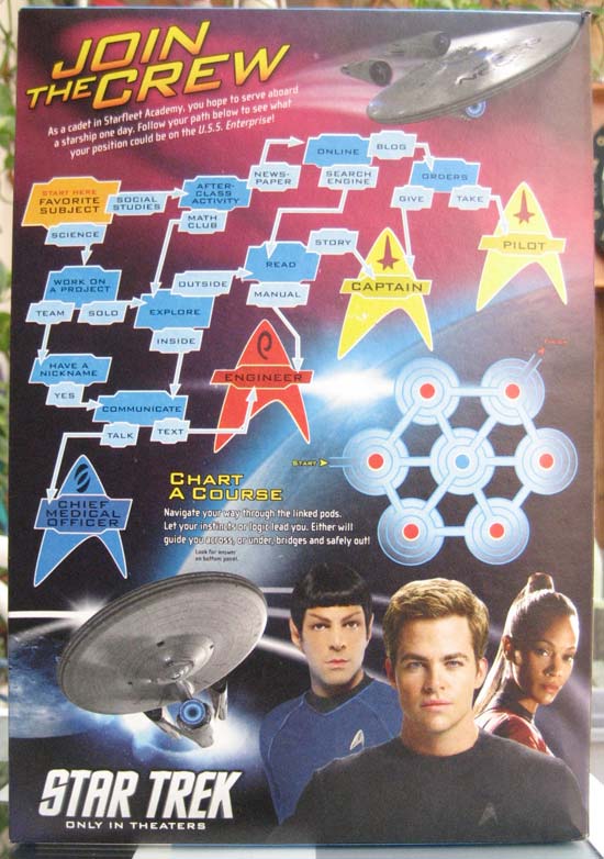 Star Trek Cereal Box - Back