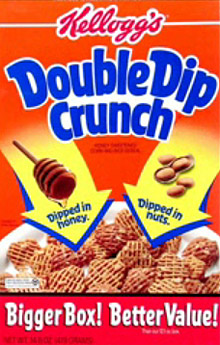 Double Dip Crunch Cereal Box