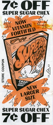 Old Super Sugar Chex Coupon