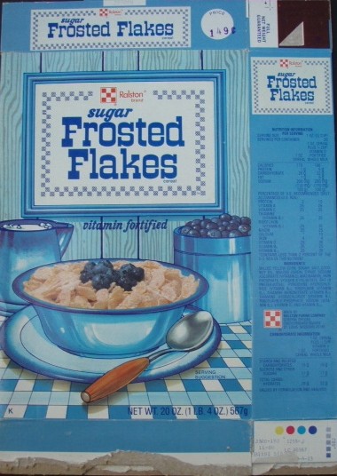 Ralston Sugar Frosted Flakes Box