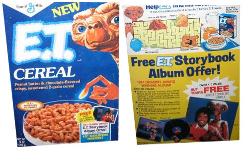 E.T. Cereal With Album Offer