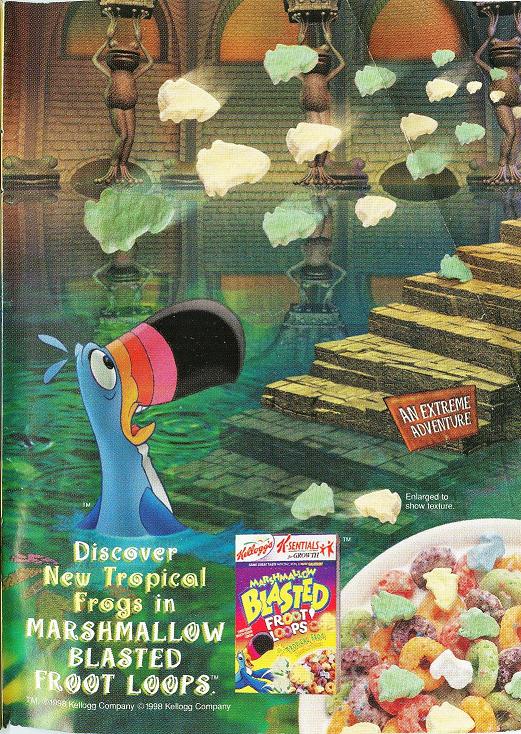 1999 Marshmallow Blasted Froot Loops Ad