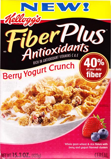 Berry Yogurt Crunch Cereal Box - Front