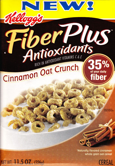 Cinnamon Oat Crunch Cereal Box - Front