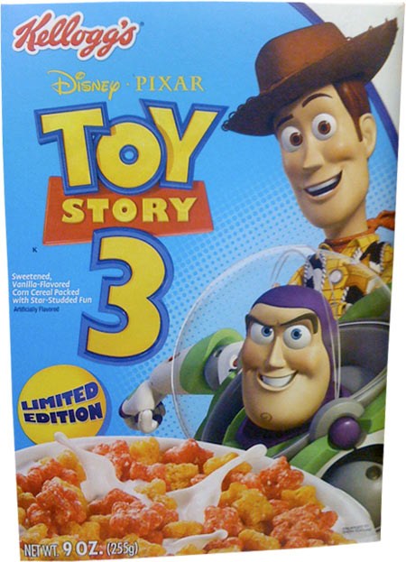 Toy Story 3 Cereal Box