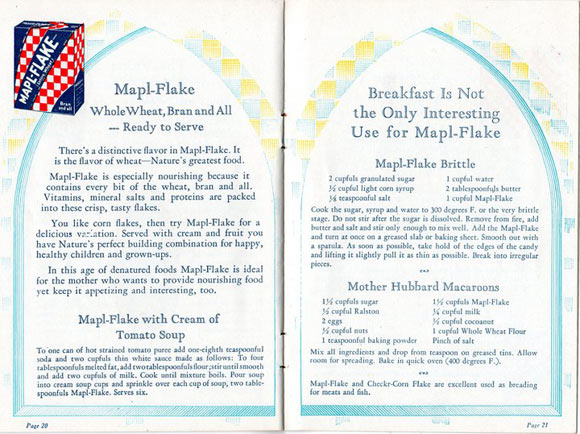 Mapl-Flake Recipe Page