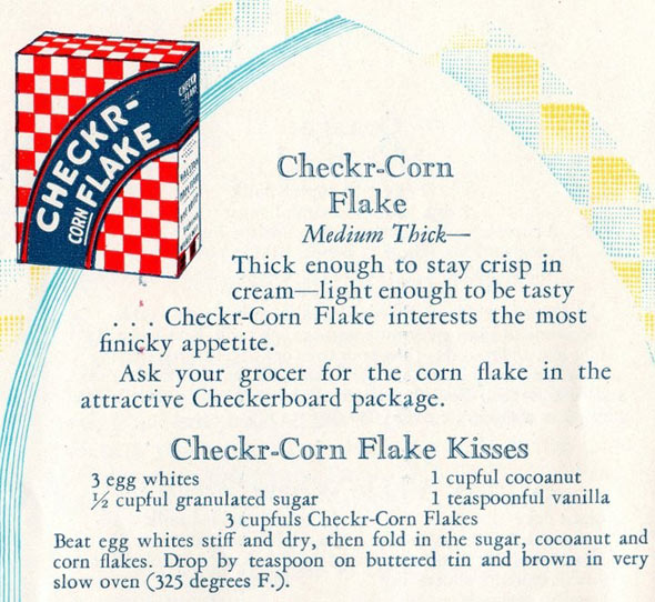 Checkr-Corn Flake Kisses Recipe