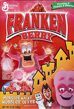 2003 Frankenberry Cereal Box