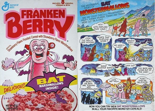 FrankenBerry With Bat Marshmallows