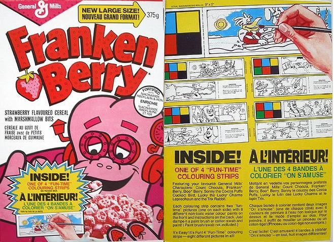 FrankenBerry Colouring Strips Box