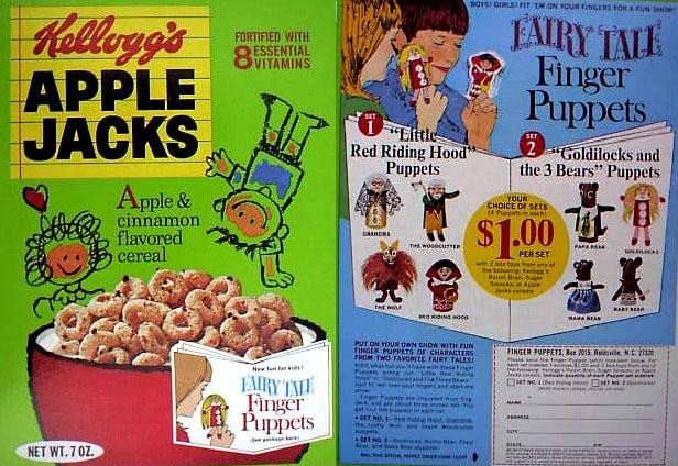 Apple Jacks Fairy Tale Finger Puppets