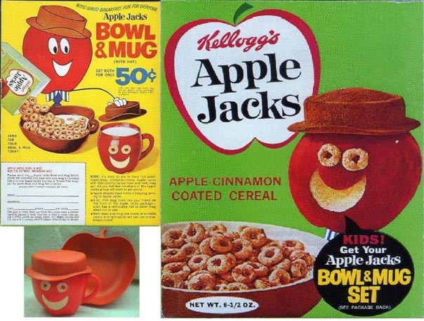 1967 Apple Jacks Bowl and Mug