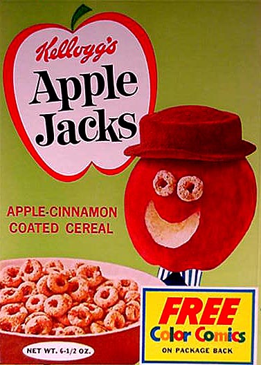 1965 Apple Jacks Cereal Box