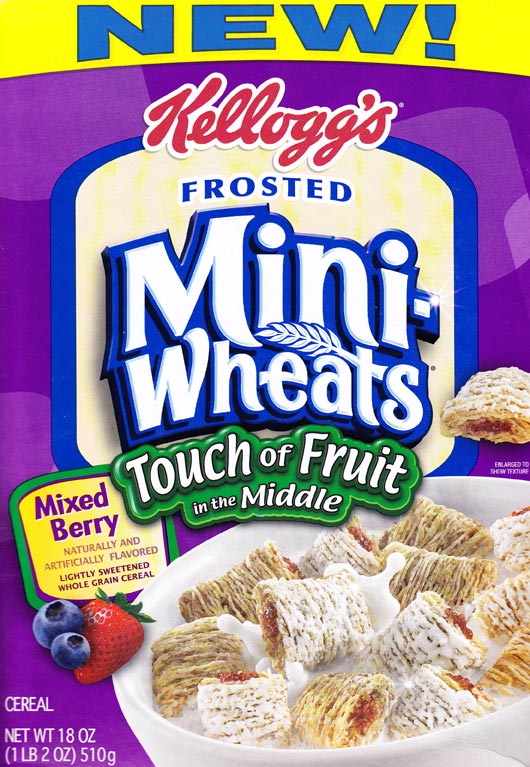 Touch Of Fruit Frosted Mini-Wheats - Front