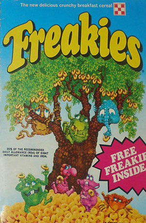 1971 Freakies Original Box