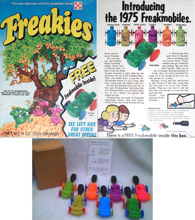 1975 Freakies Freakmobiles