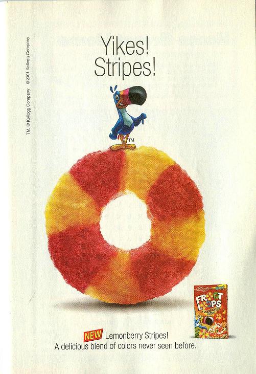 2001 Lemonberry Stripes Ad
