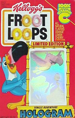 1990 Foot Loops Hologram Box