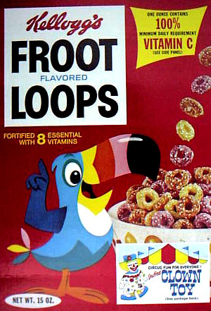 Froot Loops Box - Clown Toy