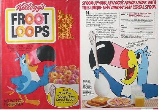 Froot Loops Toucan Sam Spoon