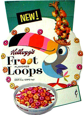 Old Froot Loops Store Display
