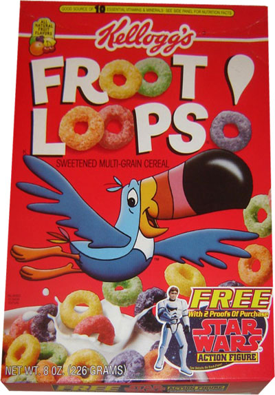 Froot Loops With Star Wars Toy
