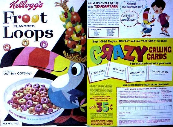 Froot Loops Crazy Calling Cards Box