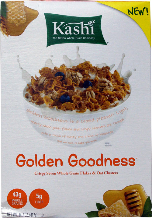 Golden Goodness Cereal Box - Front