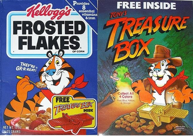 Frosted Flakes Tony's Treasure Box