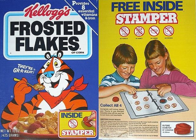 Frosted Flakes Stamper Box