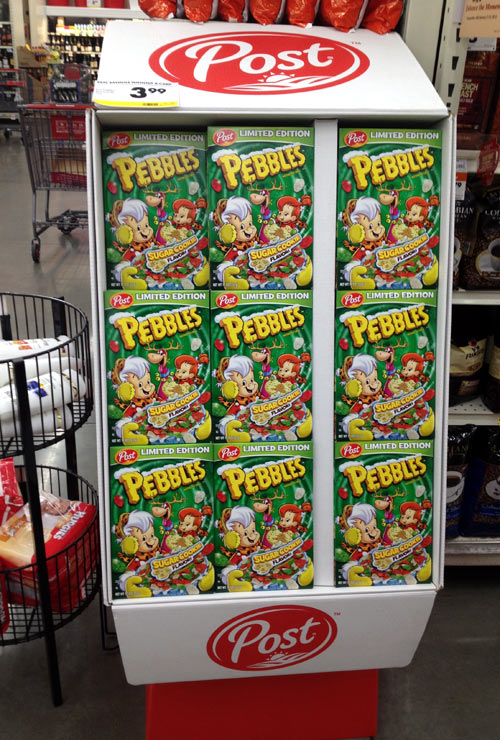 Sugar Cookie Pebbles Display