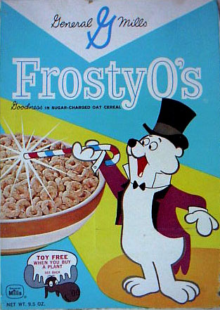 Early 60's Frosty O's Box
