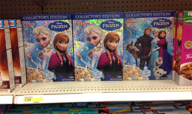 Boxes of Frozen Cereal January 2015