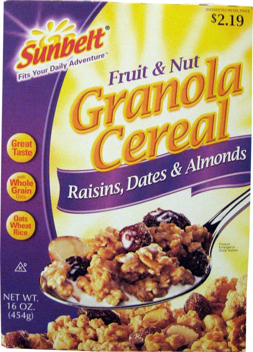 2008 Fruit And Nut Granola - Front