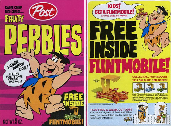 Fruity Pebbles Flintmobile