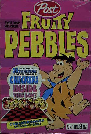 Fruity Pebbles Box - Checkers