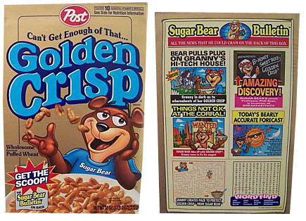 1997 Golden Crsip Box - Front And Back