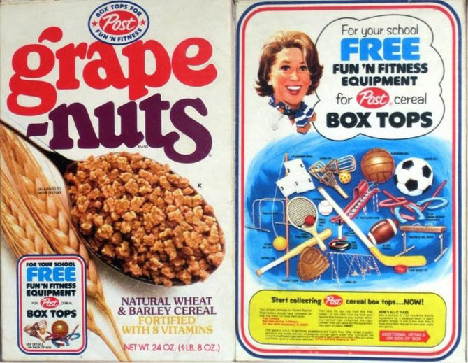 Grape-Nuts Fun 'N Fitness Box