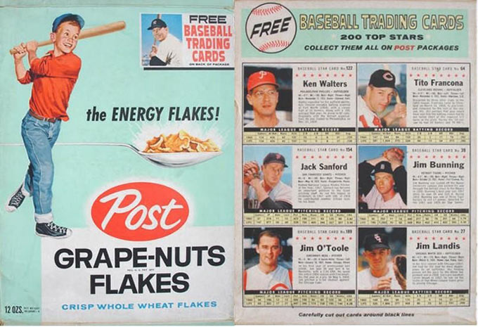 Grape-Nuts Flakes - Baseball Cards