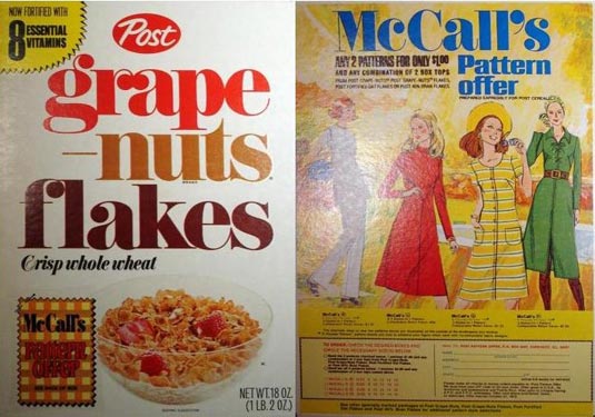 Grape-Nuts Flakes McCall's Offer