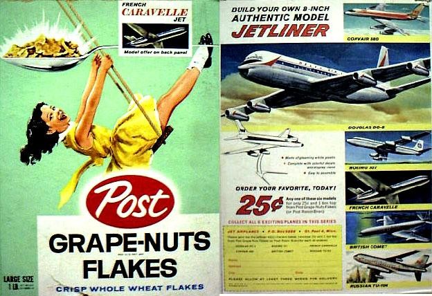 Grape-Nuts Flakes Caravelle Jet Box