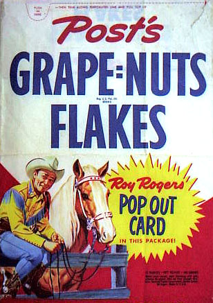 Grape-Nuts Flakes Box - Roy Rogers
