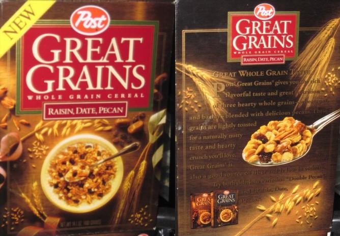 Early Great Grains Cereal Box
