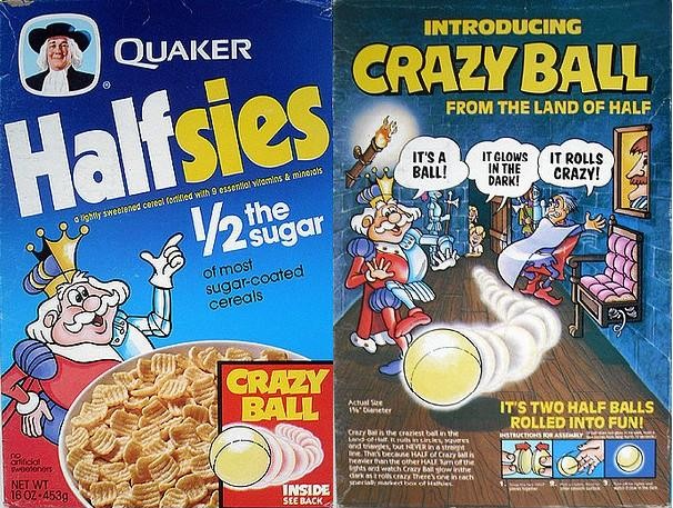 Halfsies Cereal Box - Crazy Ball