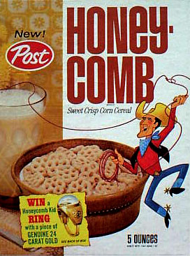 Mid-60's Honeycomb Cereal Box
