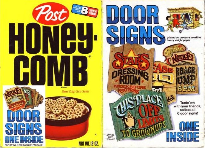 Honey-Comb Door Signs