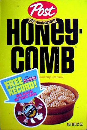 Late 60's Honeycomb Cereal Box