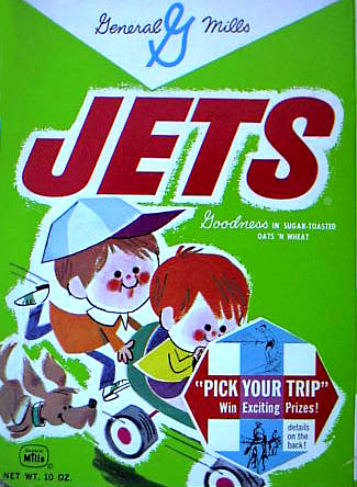 Jets Cereal Box - Pick A Trip