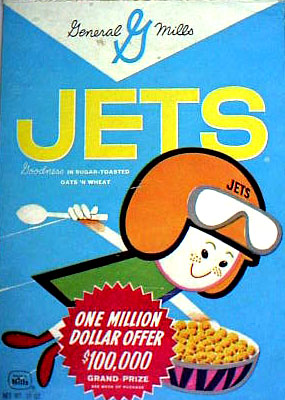 Classic Jets Cereal Box