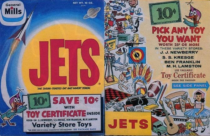 Jets Toy Certificate Box